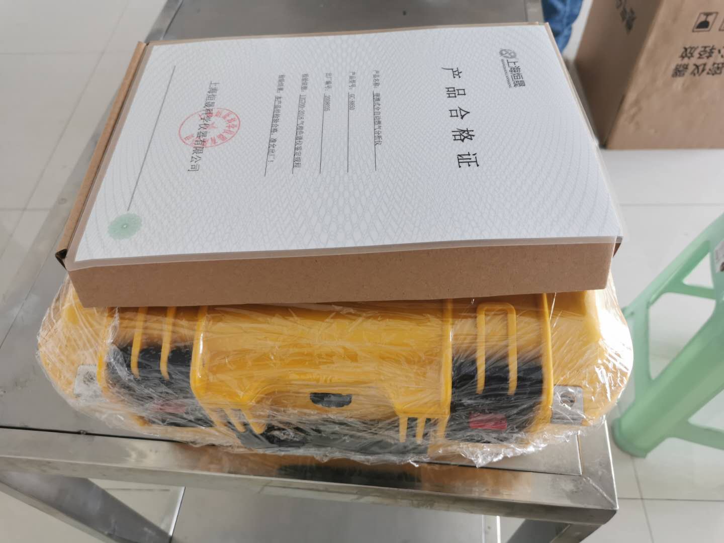 自動天然氣分析儀打包中